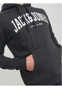 Jack & Jones - Jack&Jones Bluza Josh 12236513 Czarny Standard Fit. Kolor: czarny. Materiał: bawełna #6