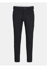 Jack & Jones Chinosy Marco 12237523 Czarny Slim Fit. Kolor: czarny. Materiał: syntetyk #3