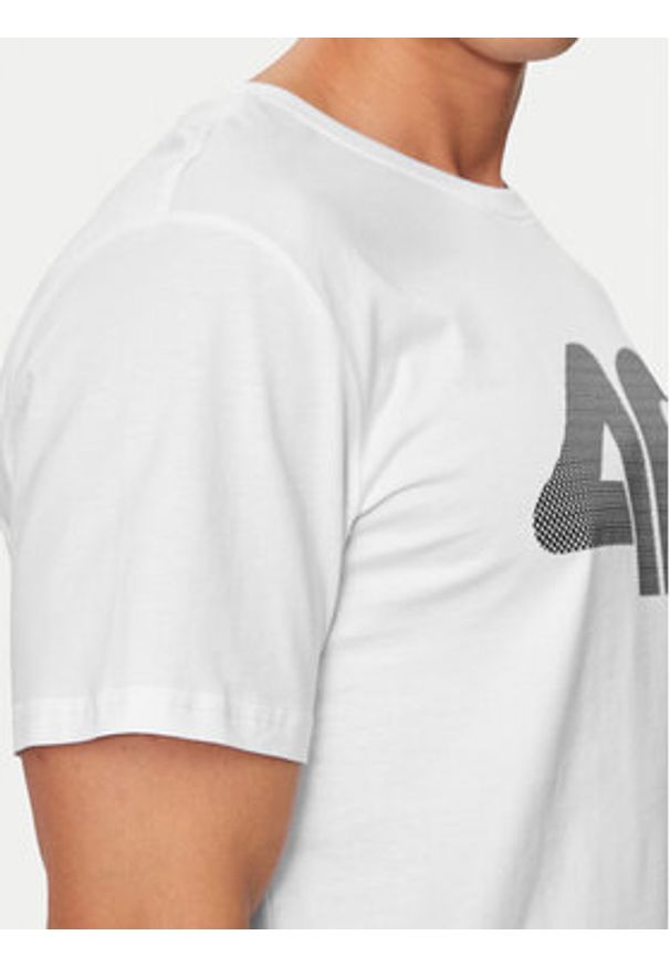 4f - 4F T-Shirt 4FWSS24TTSHM1155 Biały Regular Fit. Kolor: biały. Materiał: bawełna
