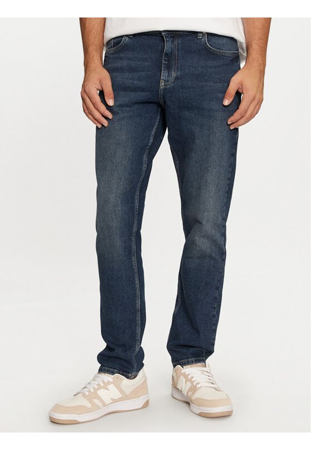 Karl Lagerfeld Jeans Jeansy 246D1103 Granatowy Slim Fit. Kolor: niebieski