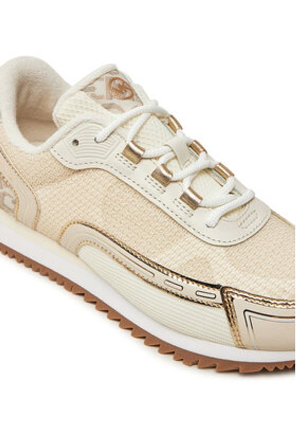 MICHAEL Michael Kors Sneakersy 43F4BYFS3M Beżowy. Kolor: beżowy. Materiał: materiał