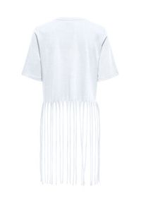 only - ONLY T-Shirt Zinna 15325262 Biały Regular Fit. Kolor: biały. Materiał: bawełna