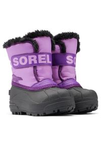 sorel - Buty do chodzenia dla dzieci Sorel Toddler Snow Commander. Kolor: fioletowy. Sport: turystyka piesza