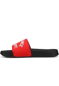 Klapki męskie New Balance SMF200T3 – czerwone. Kolor: czerwony. Materiał: materiał. Sezon: lato #5