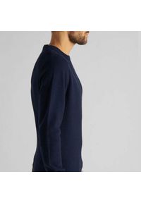 Lee - LEE BASIC TEXTURED CREW MĘSKA BLUZA DŁUGI RĘKAW SKY CAPTAIN L85BOCH. Długość rękawa: długi rękaw. Długość: długie #4