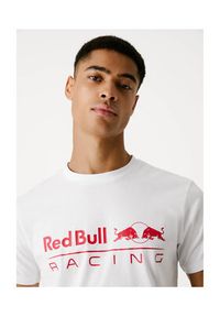 Pepe Jeans T-Shirt Red Bull Racing Logo Print 2025 Biały Regular Fit. Kolor: biały. Materiał: bawełna. Wzór: nadruk #3