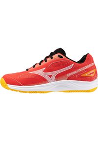 Buty do piłki ręcznej dziecięce Mizuno Stealth Star 2 Jr. Kolor: czerwony, biały, wielokolorowy