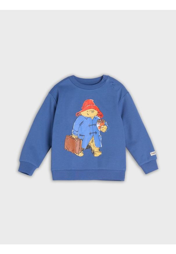 Sinsay - Bluza Paddington - granatowy. Kolor: niebieski. Wzór: nadruk