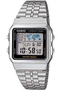 Zegarek Casio Zegarek męski srebrny (A500WEA-1EF). Kolor: srebrny #1