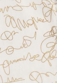 Born2be - Biała Bluzka z Bawełny w Stylu Longsleeve z Półgolfem w Literowy Nadruk Azelenia. Okazja: na co dzień. Kolor: biały. Materiał: bawełna. Długość rękawa: długi rękaw. Wzór: nadruk. Styl: casual #5