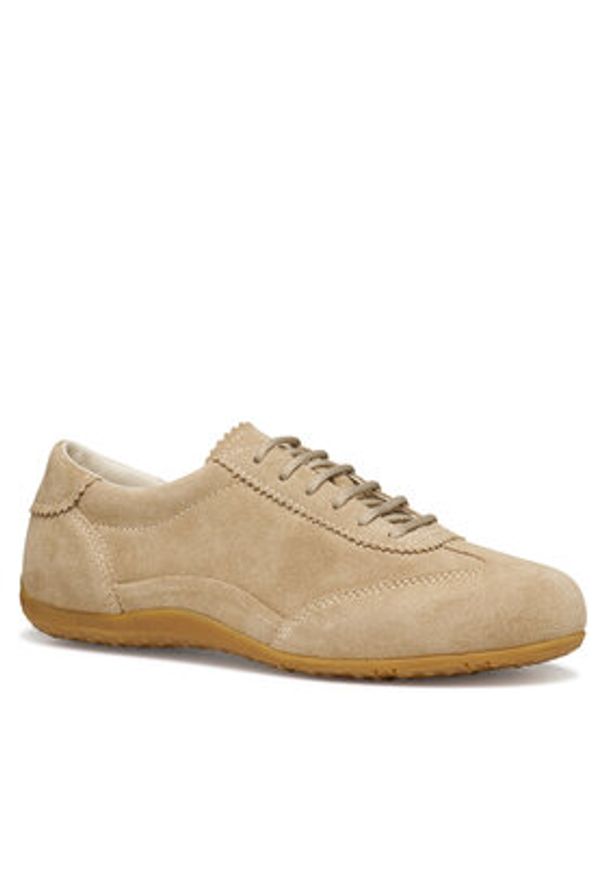 Geox Sneakersy D Vega D3509A 00022 C5002 Brązowy. Kolor: brązowy. Materiał: skóra, zamsz