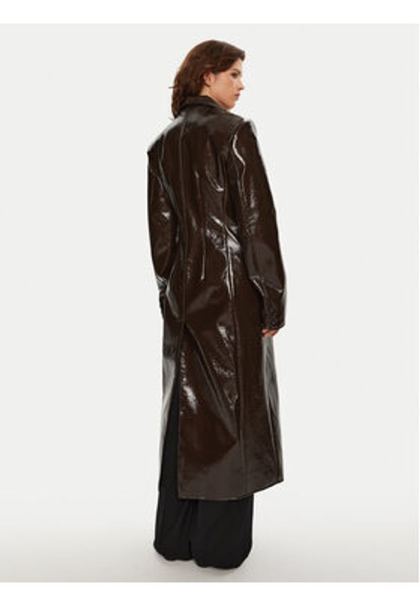 Herskind Płaszcz wełniany Ultra 5379149 Brązowy Regular Fit. Kolor: brązowy. Materiał: syntetyk