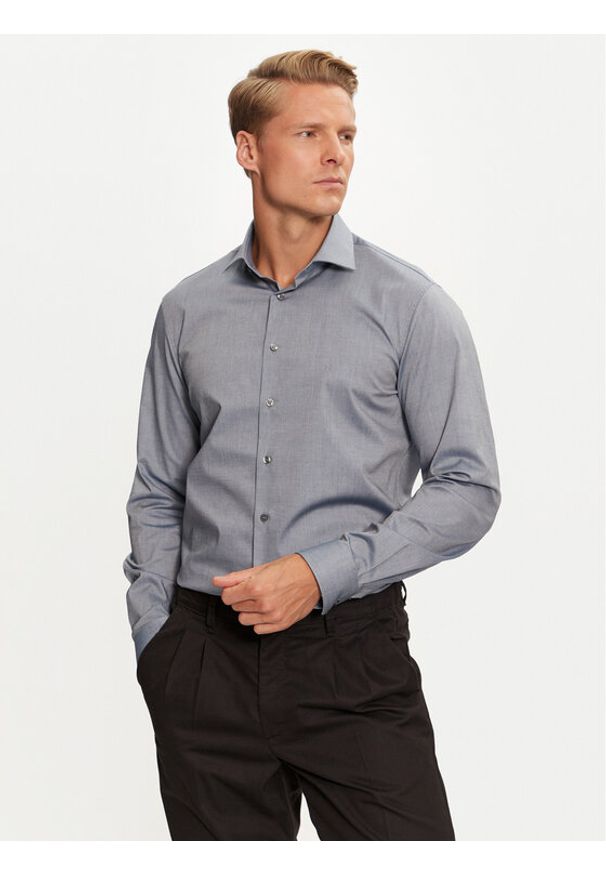 Calvin Klein Koszula K10K113539 Niebieski Regular Fit. Kolor: niebieski. Materiał: bawełna