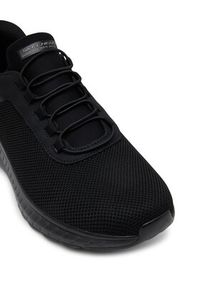 skechers - Skechers Sneakersy Bobs Squad Chaos-Tough Walk 118303/BBK Czarny. Kolor: czarny. Materiał: materiał #5