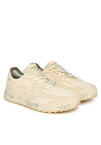 Premiata Sneakersy NOUS VAR 7733 Beżowy. Kolor: beżowy. Materiał: zamsz, skóra #5