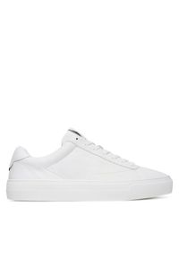 TOMMY HILFIGER - Tommy Hilfiger Sneakersy Premium Dress Cupsole FM0FM05572 Biały. Kolor: biały. Materiał: skóra