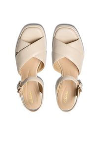 Clarks Sandały Ritzy75 Rae 26181304 Écru. Materiał: skóra #3