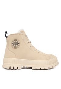 Palladium Trapery Pallashock Zip Warm 74353-210-M Beżowy. Kolor: beżowy. Materiał: zamsz, skóra