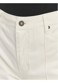 Guess Jeans Spodnie materiałowe W6RA0R WJ051 Kremowy Regular Fit. Kolor: kremowy. Materiał: bawełna #4