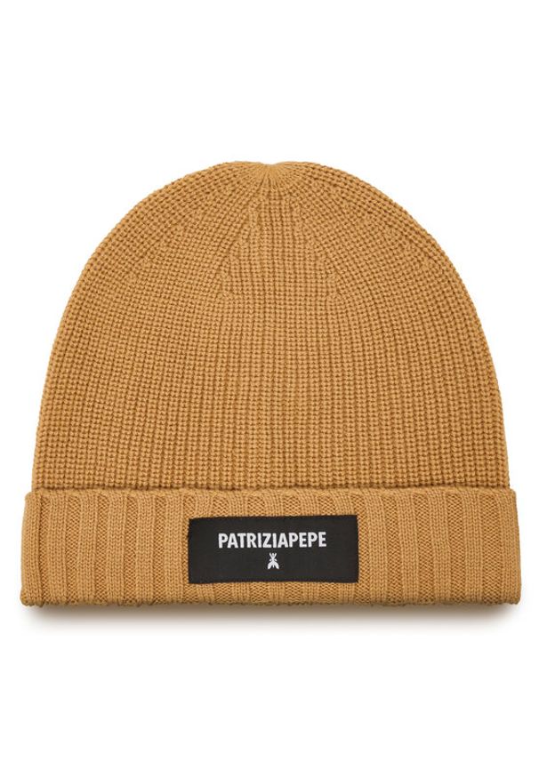 Patrizia Pepe Czapka 2F0111/K9O3A-B794 Brązowy. Kolor: brązowy. Materiał: wełna