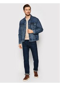Levi's® Kurtka jeansowa Trucker 72334-0573 Granatowy Regular Fit. Kolor: niebieski. Materiał: bawełna #4