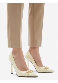 Eva Minge Szpilki EO-NOVA-1677-13-3 Écru. Materiał: skóra, syntetyk. Obcas: na szpilce #7