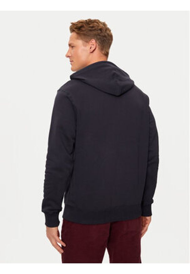Schott NYC Bluza SWHOOD Granatowy Regular Fit. Kolor: niebieski. Materiał: bawełna