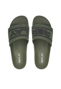 Replay - REPLAY Klapki GMF1A .000.C0060S Zielony. Kolor: zielony #4