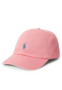 Polo Ralph Lauren Czapka z daszkiem 211912843064 Różowy. Kolor: różowy. Materiał: materiał, bawełna