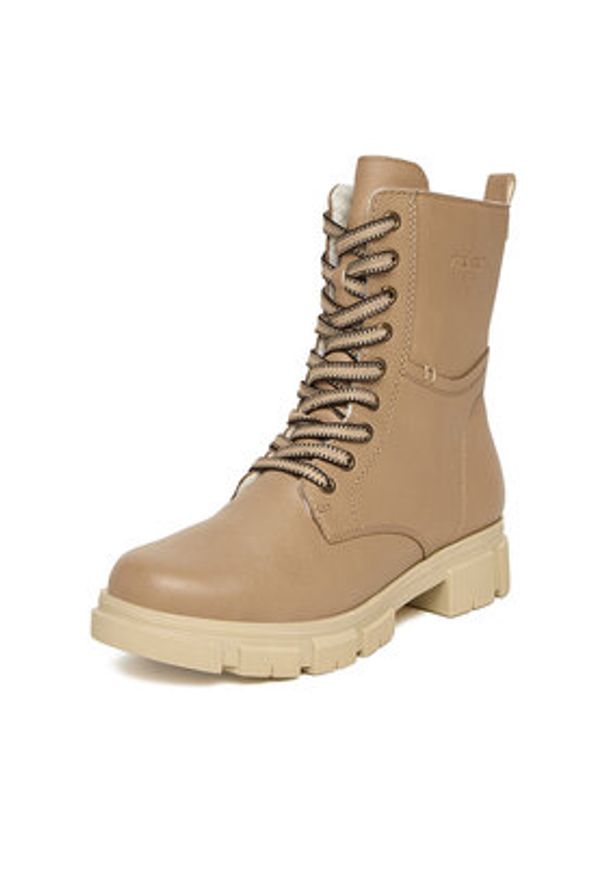 Rieker Trzewiki CEO-Y7116-20 Beżowy. Kolor: beżowy. Materiał: skóra