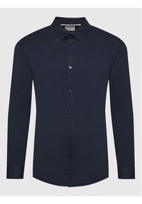 Guess Koszula Sunset M1YH20 W7ZK1 Granatowy Slim Fit. Kolor: niebieski. Materiał: bawełna #5