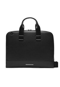 Calvin Klein Torba na laptopa Modern Bar Slim Laptop Bag Mono K50K511529 Czarny. Kolor: czarny. Materiał: skóra #1