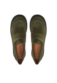 Camper Loafersy Milah K201425-021 Zielony. Kolor: zielony. Materiał: skóra, zamsz #4
