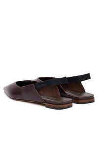 Max Mara Baleriny Mxacrea 2614521431600 Bordowy. Kolor: czerwony. Materiał: skóra #6