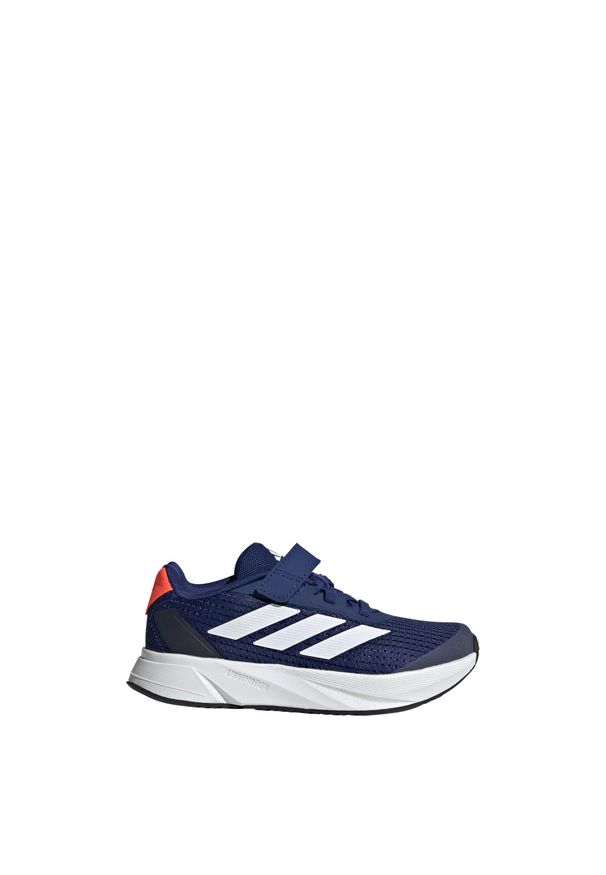 Adidas - Buty Duramo SL Kids. Kolor: wielokolorowy, biały, czerwony. Materiał: materiał. Sport: bieganie