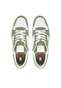 Tommy Jeans Sneakersy Tjm Retro Basket EM0EM01610 Biały. Kolor: biały. Materiał: skóra #4