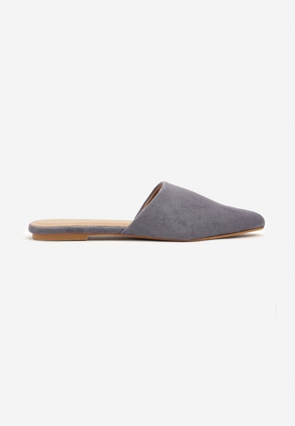 Born2be - Niebieskie Klapki w Stylu Muli Arivria. Okazja: na co dzień. Kolor: niebieski. Sezon: lato, wiosna. Styl: elegancki, casual