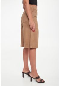 Marella - Bermudy damskie z zamszowej skóry MLLSCOGLIO MARELLA. Materiał: zamsz, skóra #3