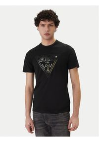 Guess T-Shirt M6GI11 K2992 Czarny Slim Fit. Kolor: czarny. Materiał: bawełna #1