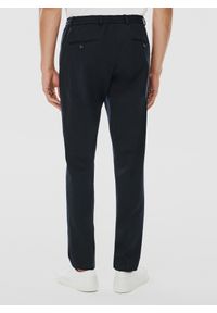 Pako Lorente - PAKO LORENTE – Granatowe spodnie garniturowe. Kolor: niebieski. Materiał: poliester, elastan, wiskoza. Wzór: gładki. Styl: elegancki #4