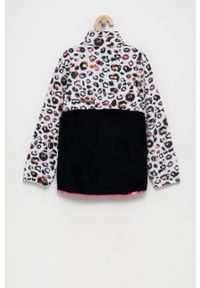 Roxy Bluza dziecięca kolor czarny wzorzysta. Okazja: na co dzień. Kolor: czarny. Materiał: materiał, dzianina. Styl: casual
