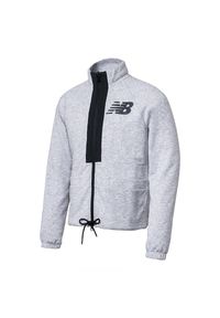 Kurtka unisex New Balance UJ31053SXY – szara. Kolor: szary. Materiał: materiał, poliester #1