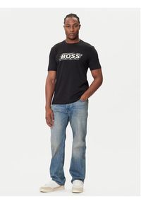 BOSS T-Shirt Te_Wheel 50546381 Czarny Regular Fit. Kolor: czarny. Materiał: bawełna