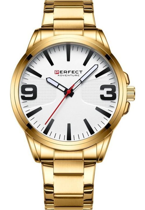 Zegarek Perfect ZEGAREK MĘSKI PERFECT M114-08 (zp372b) + BOX