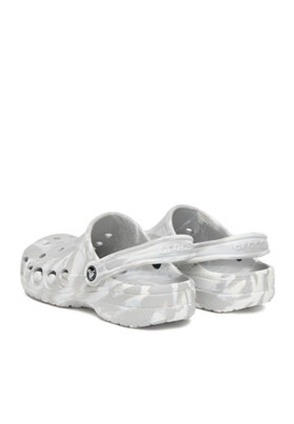 Crocs Klapki C-BAYA MARBLED CLOG 206935-1FS Szary. Kolor: szary
