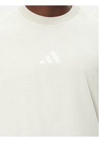 Adidas - adidas T-Shirt ALL SZN Colorblock JJ3679 Biały Loose Fit. Kolor: biały. Materiał: bawełna #5