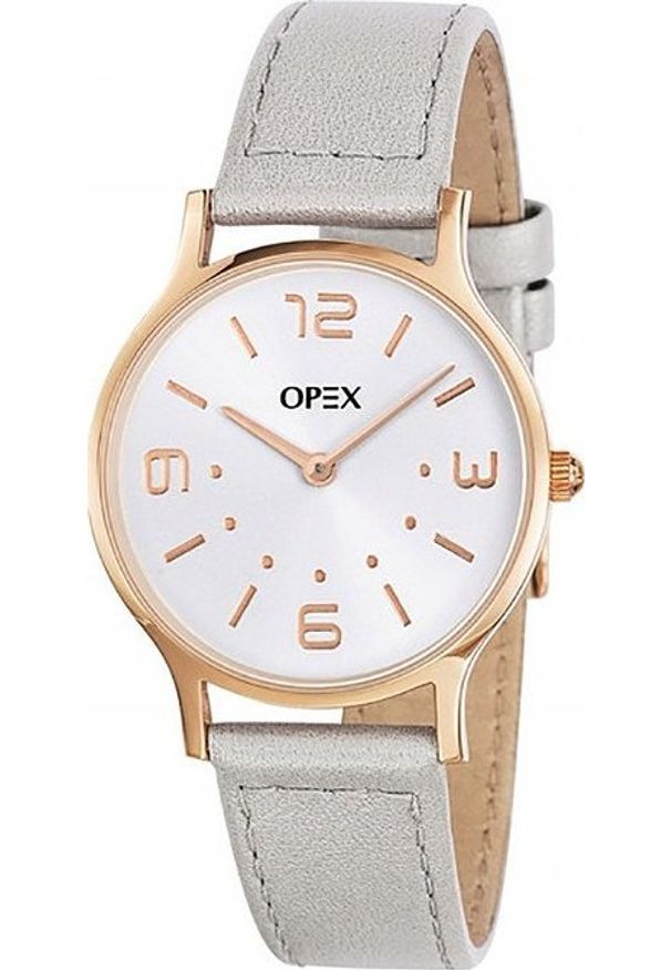 Zegarek Opex Zegarek damski Opex X4176LA2 szary. Kolor: szary