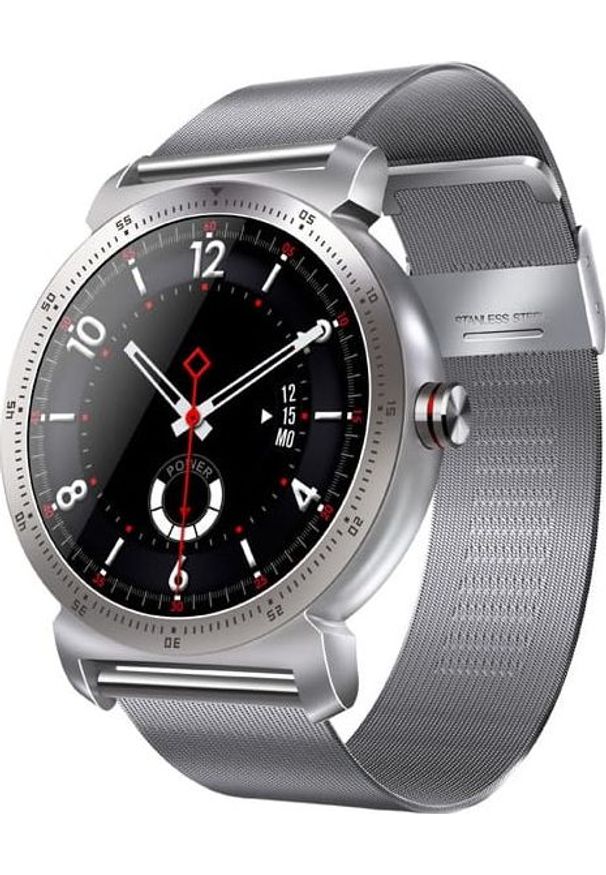 Srebrny zegarek Garett Electronics smartwatch