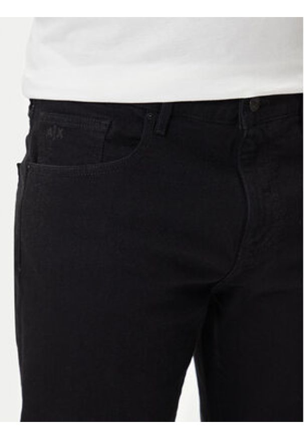 Armani Exchange Jeansy XM000069 AF18809 MC002 Czarny Slim Fit. Kolor: czarny