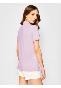 Lacoste Bluza PF5462 Różowy Slim Fit. Kolor: różowy. Materiał: bawełna
